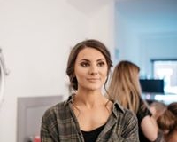 bridesmaid hair and makeup newcastle philippa wedding