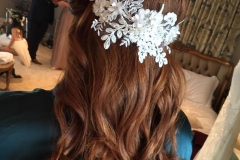 newton hall wedding hair mink studios
